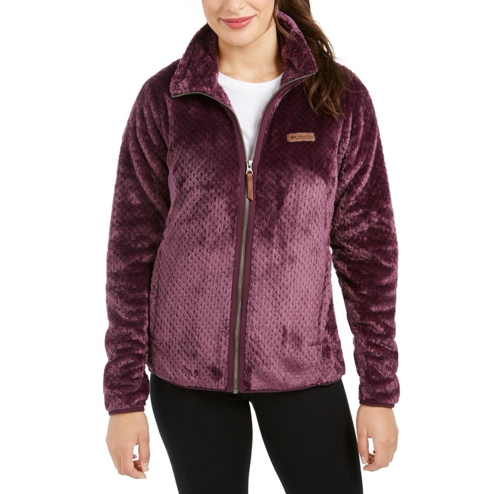 Medium Columbia Fleece Maroon